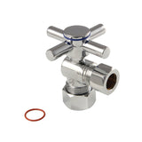 Concord 5/8-Inch O.D. Comp x 1/2-Inch O.D. Comp Quarter-Turn Angle Shut-Off Valve
