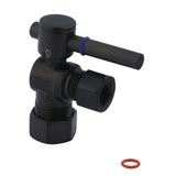 Fauceture 5/8-Inch O.D. Comp x 1/2-Inch O.D. Comp Quarter-Turn Angle Shut-Off Valve