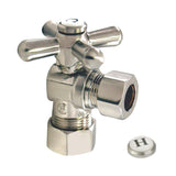 Vintage 5/8-Inch O.D. Comp x 1/2-Inch O.D. Comp Quarter-Turn Angle Shut-Off Valve