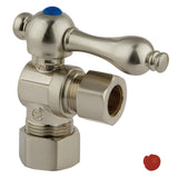 Vintage 5/8-Inch O.D. Comp x 1/2-Inch O.D. Comp Quarter-Turn Angle Shut-Off Valve