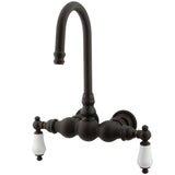 Vintage Two-Handle 2-Hole Tub Wall Mount Clawfoot Tub Faucet