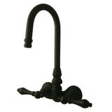 Vintage Two-Handle 2-Hole Tub Wall Mount Clawfoot Tub Faucet