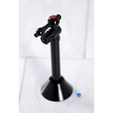 Vintage 1/2-Inch Sweat x 3/8-Inch O.D. Comp Angle Shut-Off Valve with 5-Inch Extension