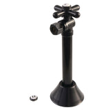 Vintage 1/2-Inch Sweat x 3/8-Inch O.D. Comp Angle Shut-Off Valve with 5-Inch Extension
