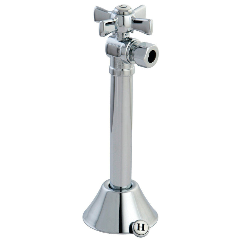 Millennium 1/2-Inch Sweat x 3/8-Inch O.D. Comp Angle Shut-Off Valve with 5-Inch Extension