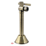 Vintage 1/2-Inch Sweat x 3/8-Inch OD Comp Quarter-Turn Angle Stop Valve with 5-Inch Extension