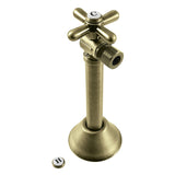 Vintage 1/2-Inch Sweat x 3/8-Inch O.D. Comp Angle Shut-Off Valve with 5-Inch Extension