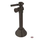 Vintage 1/2-Inch Sweat x 3/8-Inch O.D. Comp Angle Shut-Off Valve with 5-Inch Extension