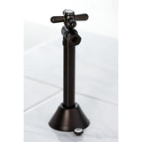 Vintage 1/2-Inch Sweat x 3/8-Inch O.D. Comp Angle Shut-Off Valve with 5-Inch Extension