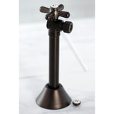 Vintage 1/2-Inch Sweat x 3/8-Inch O.D. Comp Angle Shut-Off Valve with 5-Inch Extension