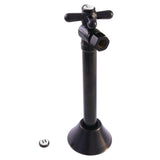 Vintage 1/2-Inch Sweat x 3/8-Inch O.D. Comp Angle Shut-Off Valve with 5-Inch Extension