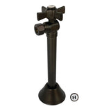 Millennium 1/2-Inch Sweat x 3/8-Inch O.D. Comp Angle Shut-Off Valve with 5-Inch Extension