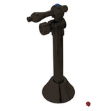 Vintage 1/2-Inch Sweat x 3/8-Inch O.D. Comp Angle Shut-Off Valve with 5-Inch Extension