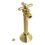 Vintage 1/2-Inch Sweat x 3/8-Inch O.D. Comp Angle Shut-Off Valve with 5-Inch Extension