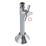 Concord 1/2-Inch Sweat x 3/8-Inch O.D. Comp Straight Shut-Off Valve with 5-Inch Extension