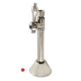 Vintage 1/2-Inch Sweat x 3/8-Inch O.D. Comp Straight Shut-Off Valve with 5-Inch Extension