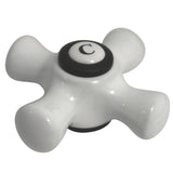 Cold Porcelain Cross Handle