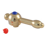 Metal Lever Handle Only with Blue Red Index - No Handle Body
