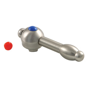 Metal Lever Handle Only with Blue Red Index - No Handle Body