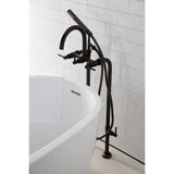 Concord Freestanding Tub Faucet with Supply Line and Stop Valve