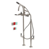 Concord Freestanding Tub Faucet with Supply Line and Stop Valve