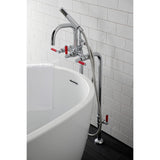 Concord Freestanding Tub Faucet with Supply Line and Stop Valve