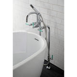 Concord Freestanding Tub Faucet with Supply Line and Stop Valve