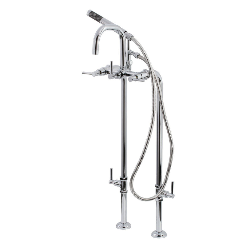 Concord Freestanding Tub Faucet with Supply Line and Stop Valve