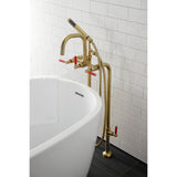 Concord Freestanding Tub Faucet with Supply Line and Stop Valve