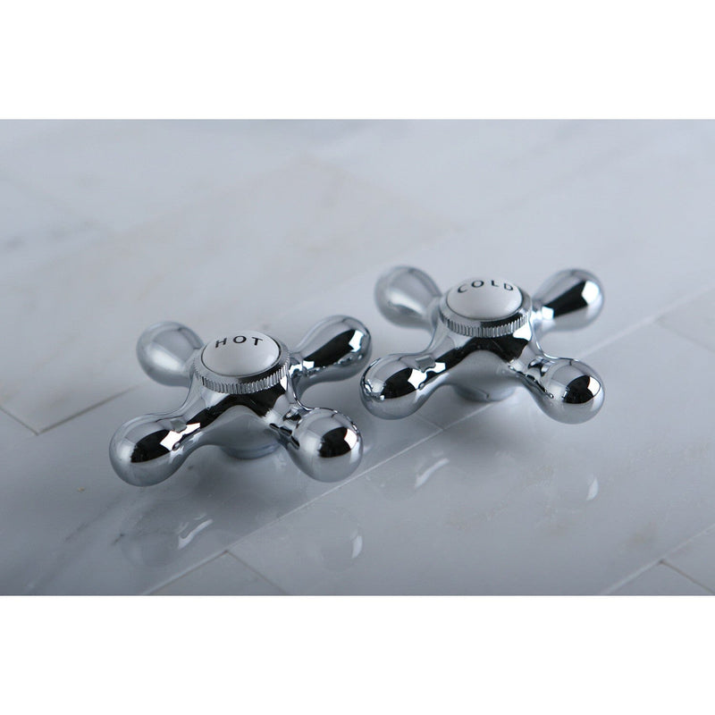 Vintage Brass Cross Handle (Hot Side)