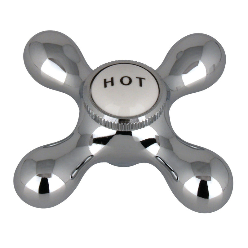 Vintage Brass Cross Handle (Hot Side)