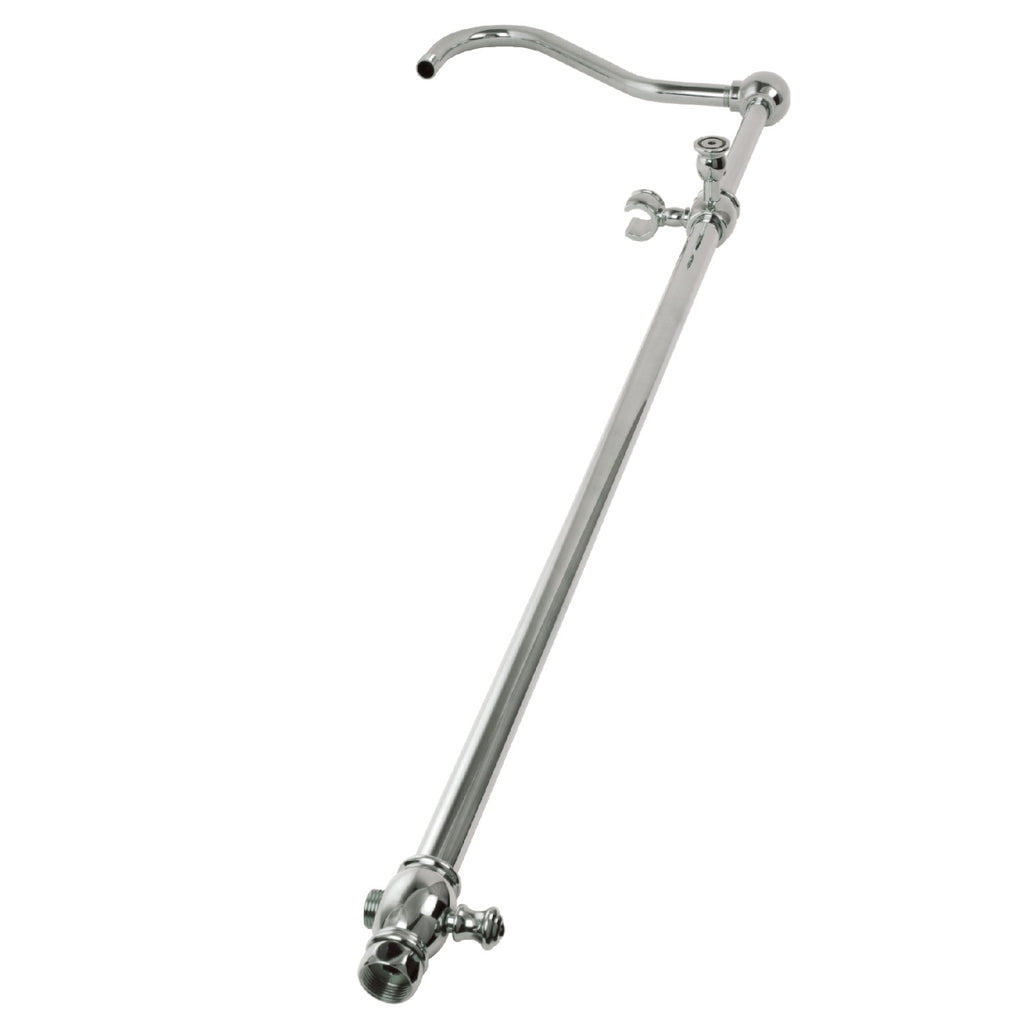 Vintage 60-Inch Add-On Shower with 12-Inch Shower Arm