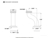 Vintage S-Shape Swivel Elbows for Deck Mount Tub Faucet (CC410T1 Series)
