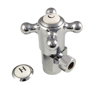 Heritage 1/2"IPS x 3/8"O.D. Anti-Seize Deluxe Quarter-Turn Ceramic Hardisc Cartridge Angle Stop