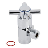 Concord 1/2-Inch IPS X 3/8-Inch OD Comp Hose Thread Quarter-Turn Angle Stop Valve