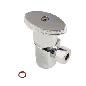 Americana 1/2-Inch FIP x 3/8-Inch O.D. Anti-Seize Deluxe Quarter-Turn Ceramic Hardisc Cartridge Angle Stop