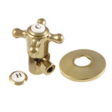 1/2-Inch FIP x 3/8-Inch O.D. Anti-Seize Deluxe Quarter-Turn Ceramic Hardisc Cartridge Angle Stop with Flange