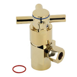 Concord 1/2-Inch IPS X 3/8-Inch OD Comp Hose Thread Quarter-Turn Angle Stop Valve