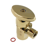Americana 1/2-Inch FIP x 3/8-Inch O.D. Anti-Seize Deluxe Quarter-Turn Ceramic Hardisc Cartridge Angle Stop