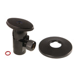 1/2-Inch FIP x 3/8-Inch O.D. Anti-Seize Deluxe Quarter-Turn Ceramic Hardisc Cartridge Angle Stop with Flange