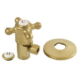 1/2-Inch FIP x 3/8-Inch O.D. Anti-Seize Deluxe Quarter-Turn Ceramic Hardisc Cartridge Angle Stop with Flange