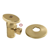 1/2-Inch FIP x 3/8-Inch O.D. Anti-Seize Deluxe Quarter-Turn Ceramic Hardisc Cartridge Angle Stop with Flange