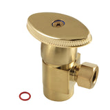 Americana 1/2"IPS x 3/8"O.D. Anti-Seize Deluxe Quarter-Turn Ceramic Hardisc Cartridge Angle Stop