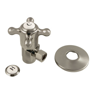 1/2-Inch FIP x 3/8-Inch O.D. Anti-Seize Deluxe Quarter-Turn Ceramic Hardisc Cartridge Angle Stop with Flange