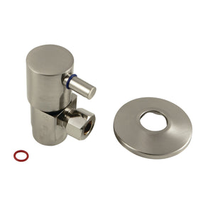 1/2-Inch FIP x 3/8-Inch O.D. Anti-Seize Deluxe Quarter-Turn Ceramic Hardisc Cartridge Angle Stop with Flange