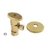 5/8-Inch O.D. Comp x 3/8-Inch O.D. Comp Anti-Seize Deluxe Quarter-Turn Ceramic Hardisc Cartridge Angle Stop with Flange