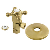 5/8-Inch O.D. Comp x 3/8-Inch O.D. Comp Anti-Seize Deluxe Quarter-Turn Ceramic Hardisc Cartridge Angle Stop with Flange