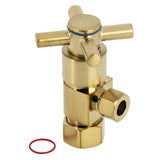 Concord 5/8-Inch O.D. Comp x 3/8-Inch O.D. Comp Anti-Seize Deluxe Quarter-Turn Ceramic Hardisc Cartridge Angle Stop