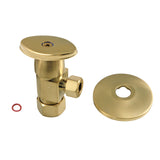 5/8-Inch O.D. Comp x 3/8-Inch O.D. Comp Anti-Seize Deluxe Quarter-Turn Ceramic Hardisc Cartridge Angle Stop with Flange
