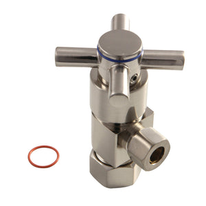 Concord 5/8-Inch O.D. Comp x 3/8-Inch O.D. Comp Anti-Seize Deluxe Quarter-Turn Ceramic Hardisc Cartridge Angle Stop